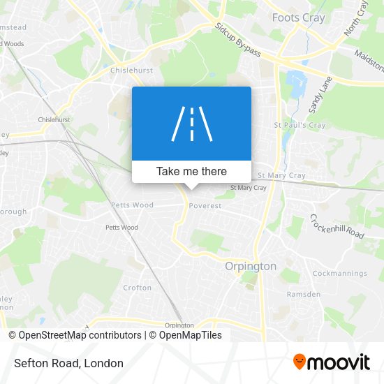 Sefton Road map