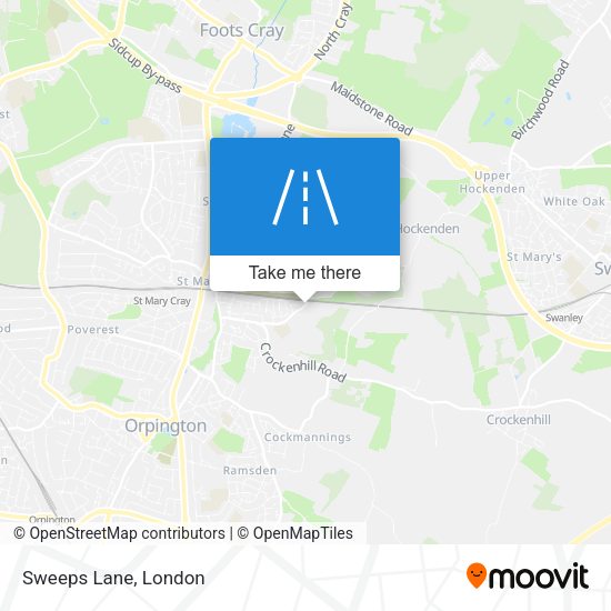 Sweeps Lane map