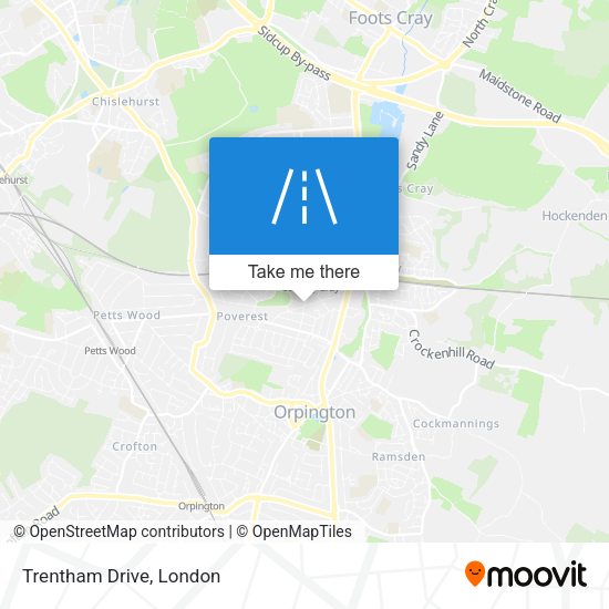 Trentham Drive map