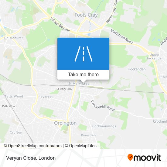 Veryan Close map