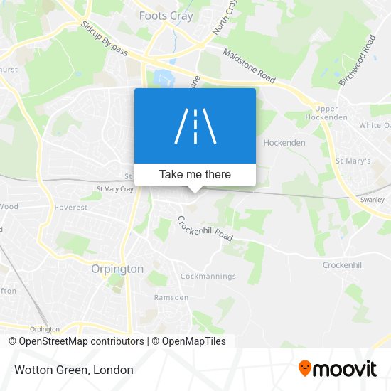 Wotton Green map
