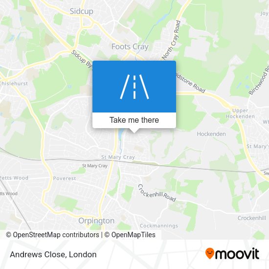 Andrews Close map