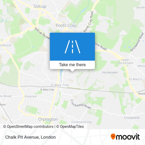 Chalk Pit Avenue map
