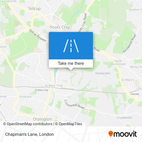 Chapman's Lane map