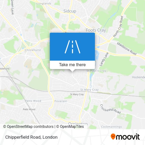 Chipperfield Road map