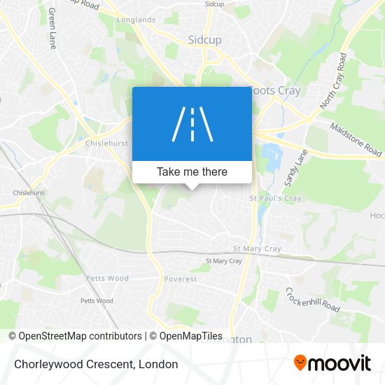 Chorleywood Crescent map