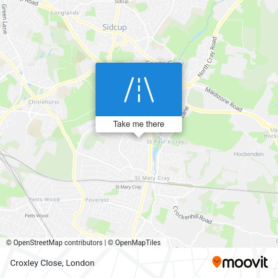 Croxley Close map