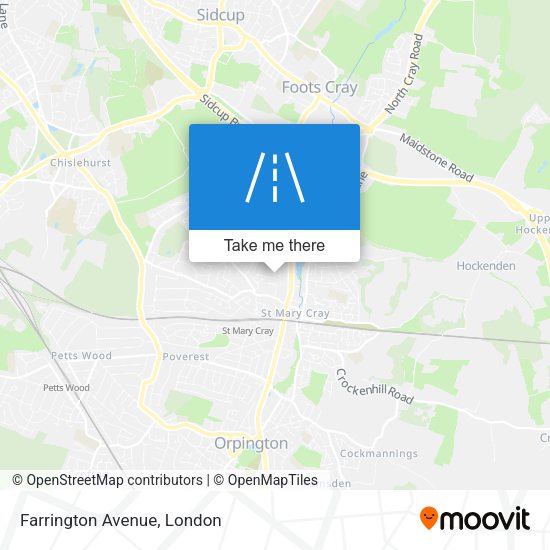 Farrington Avenue map