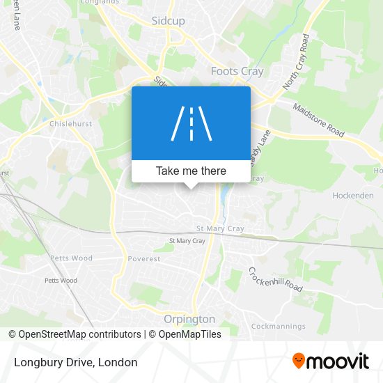 Longbury Drive map