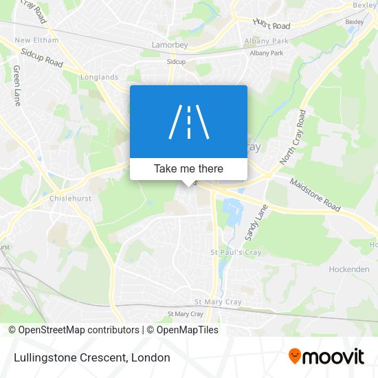 Lullingstone Crescent map