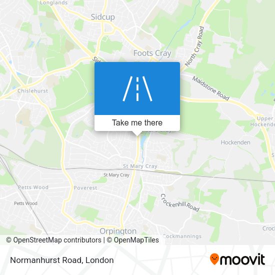 Normanhurst Road map