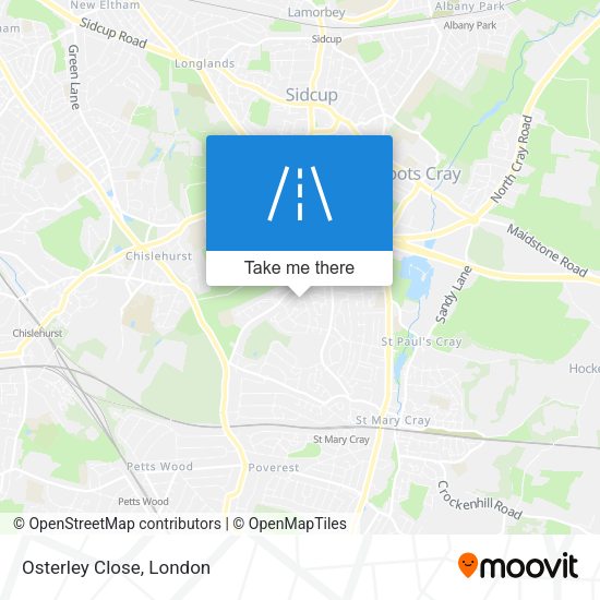 Osterley Close map