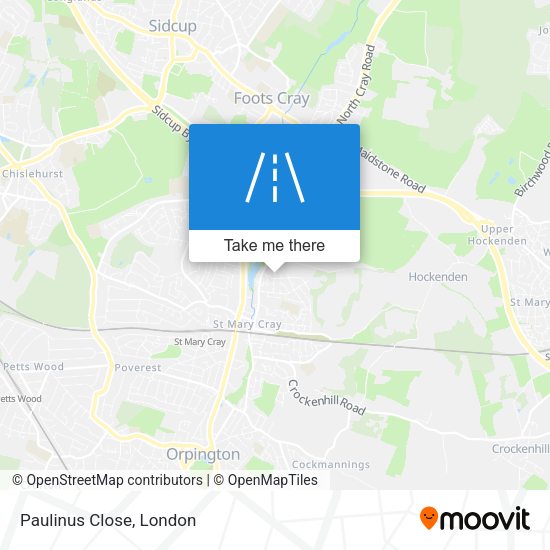 Paulinus Close map