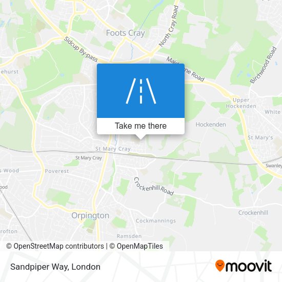 Sandpiper Way map