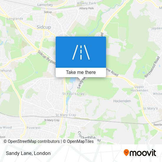 Sandy Lane map