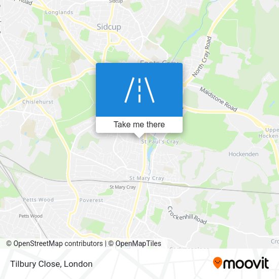 Tilbury Close map