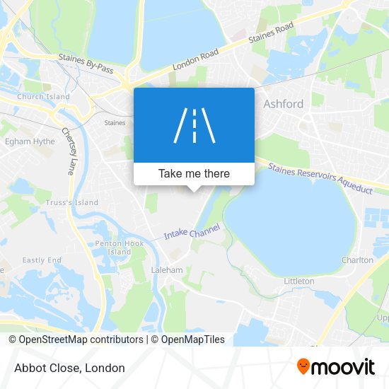 Abbot Close map