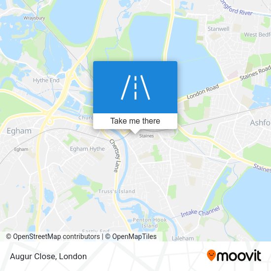 Augur Close map