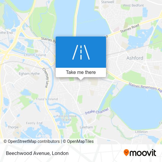 Beechwood Avenue map