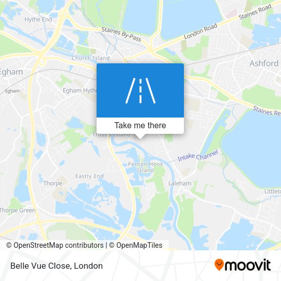 Belle Vue Close map
