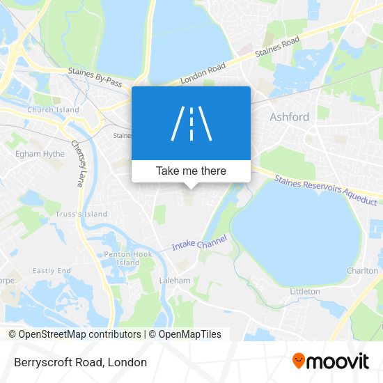 Berryscroft Road map