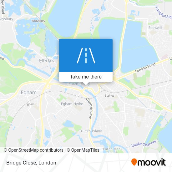 Bridge Close map