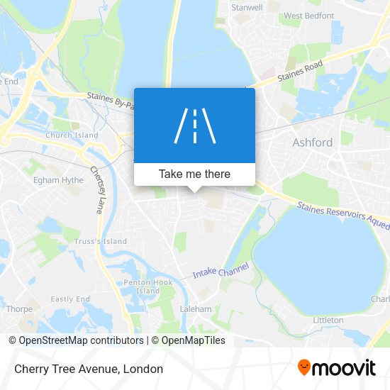 Cherry Tree Avenue map