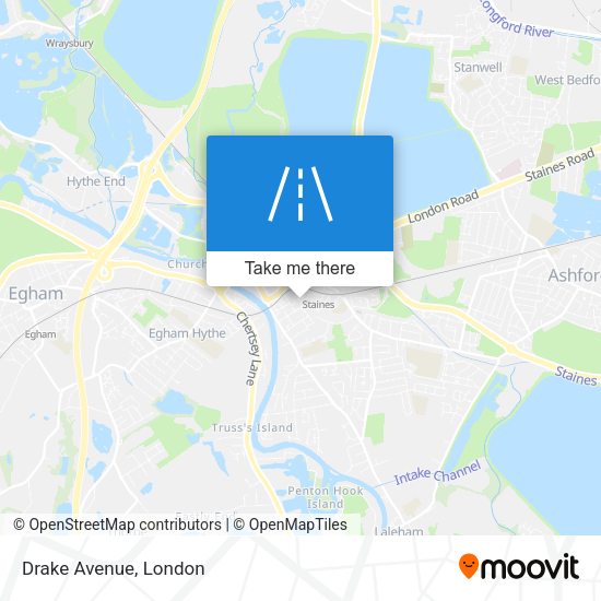 Drake Avenue map