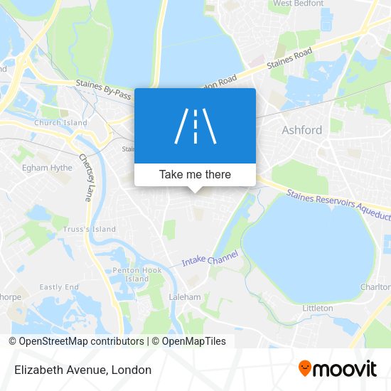 Elizabeth Avenue map