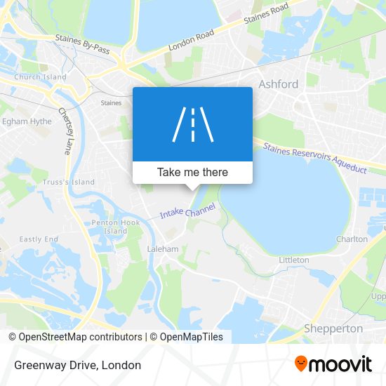 Greenway Drive map