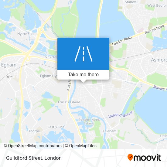 Guildford Street map