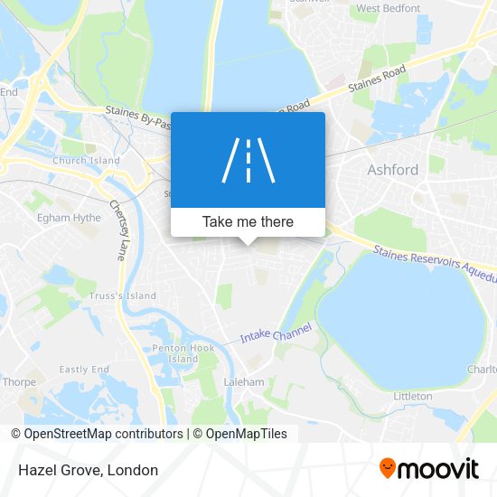 Hazel Grove map