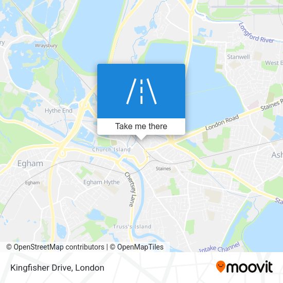 Kingfisher Drive map