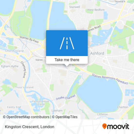 Kingston Crescent map