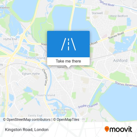 Kingston Road map