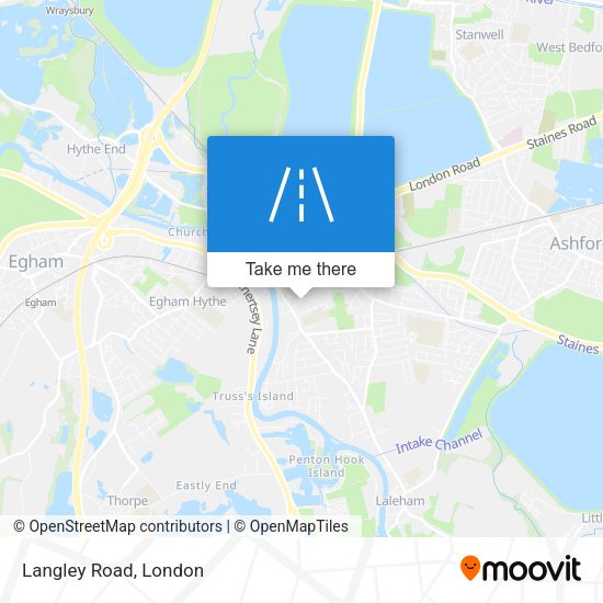 Langley Road map
