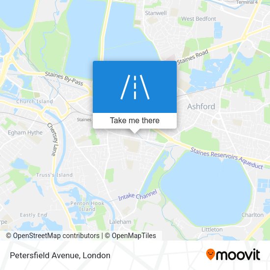 Petersfield Avenue map
