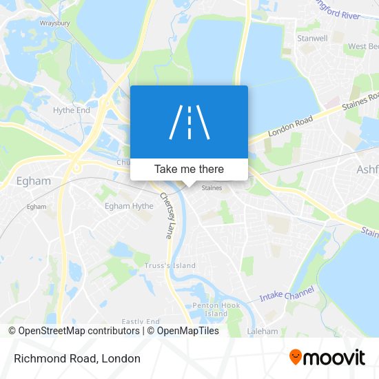 Richmond Road map