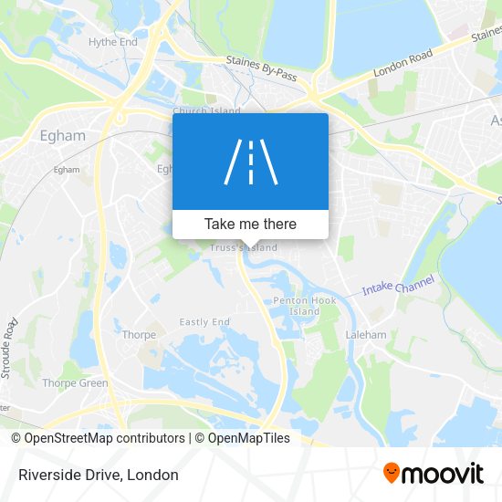 Riverside Drive map
