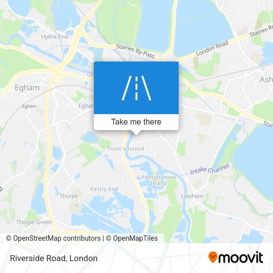 Riverside Road map
