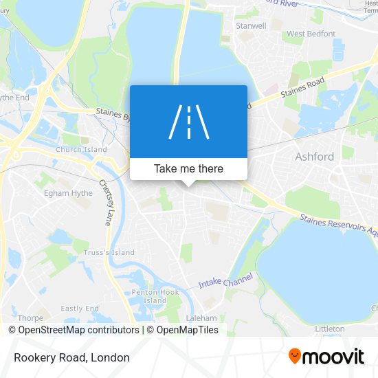 Rookery Road map
