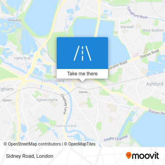 Sidney Road map