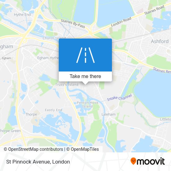 St Pinnock Avenue map