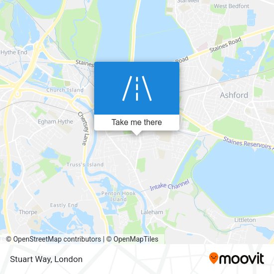 Stuart Way map