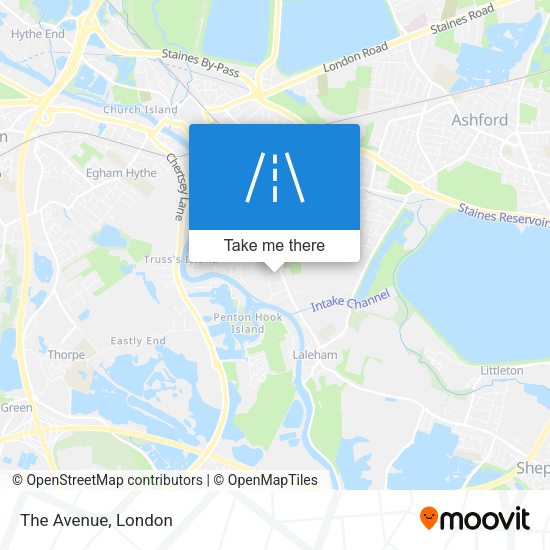 The Avenue map