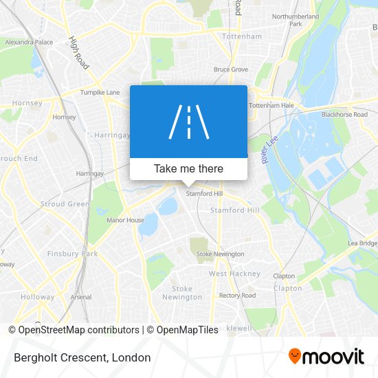 Bergholt Crescent map