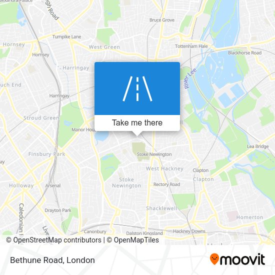 Bethune Road map