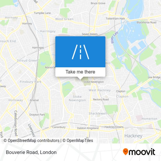 Bouverie Road map