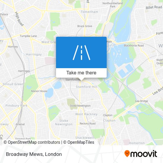 Broadway Mews map