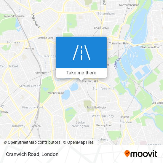 Cranwich Road map